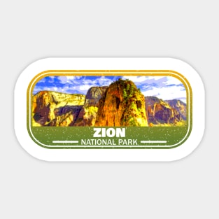 Zion National Park, America Sticker